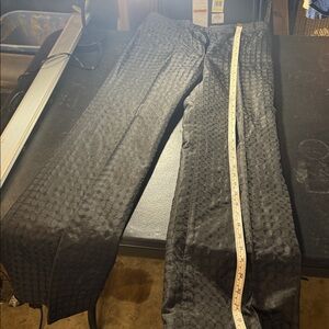 Stylish Black Patterned Pants